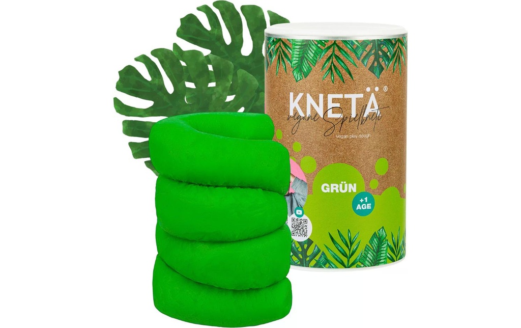 KNETÄ Plasticine Boîte en papier XXL 1 kg Vert