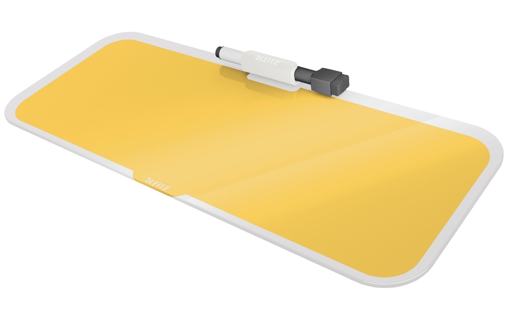 Leitz Tableau en verre Tableau de bord Jaune