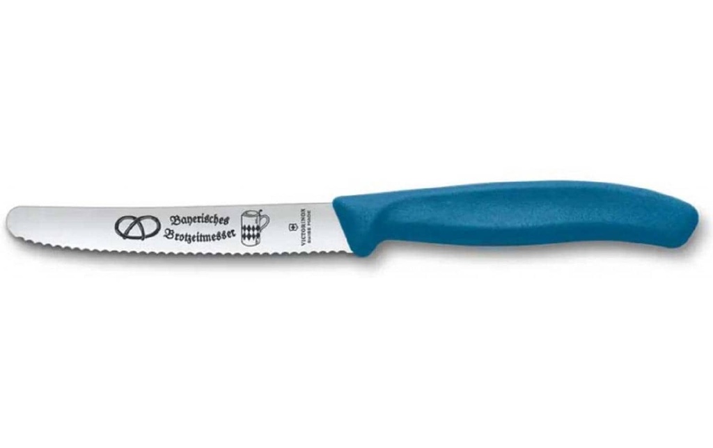 Victorinox Couteau à pain classique, 11 cm, bleu