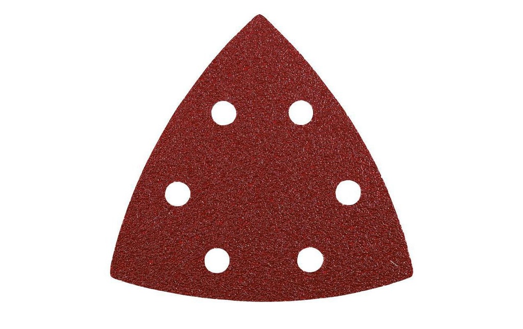 kwb Feuilles abrasives triangulaires avec bande auto-agrippante K120