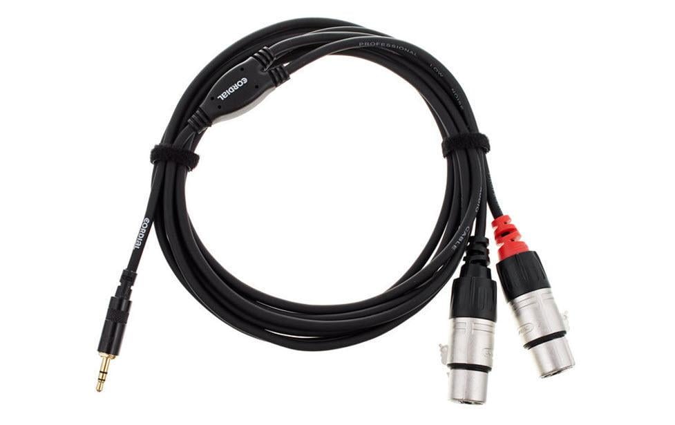 Cordial Câble audio CFY 3 WFF jack 3.5 mm - XLR 3 m