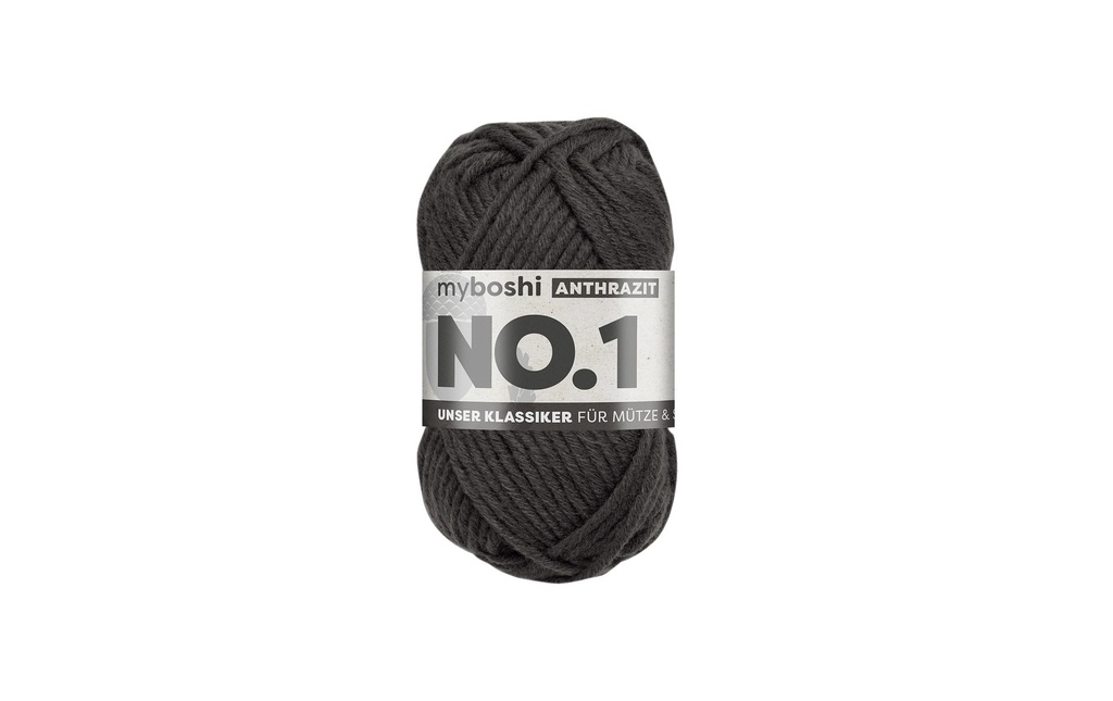 myBoshi Laine Nr.1 Anthracite 50 g, 55 m