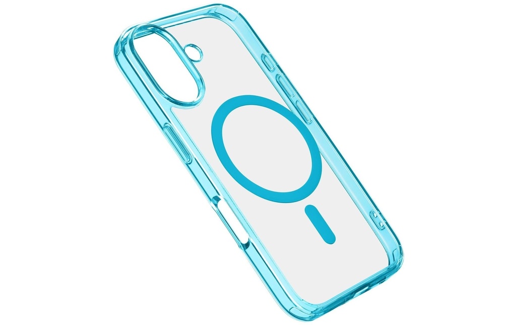 Cellular Line Coque arrière Iconic iPhone 16 Plus Light Blue