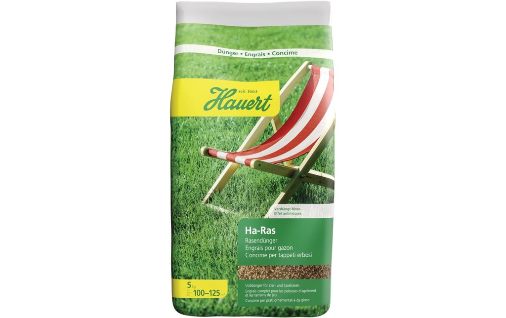 Hauert Engrais pour gazon Ha-Ras, 5 kg