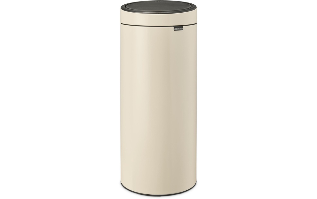 Brabantia Poubelle Touch Bin New 30 l, Soft Beige