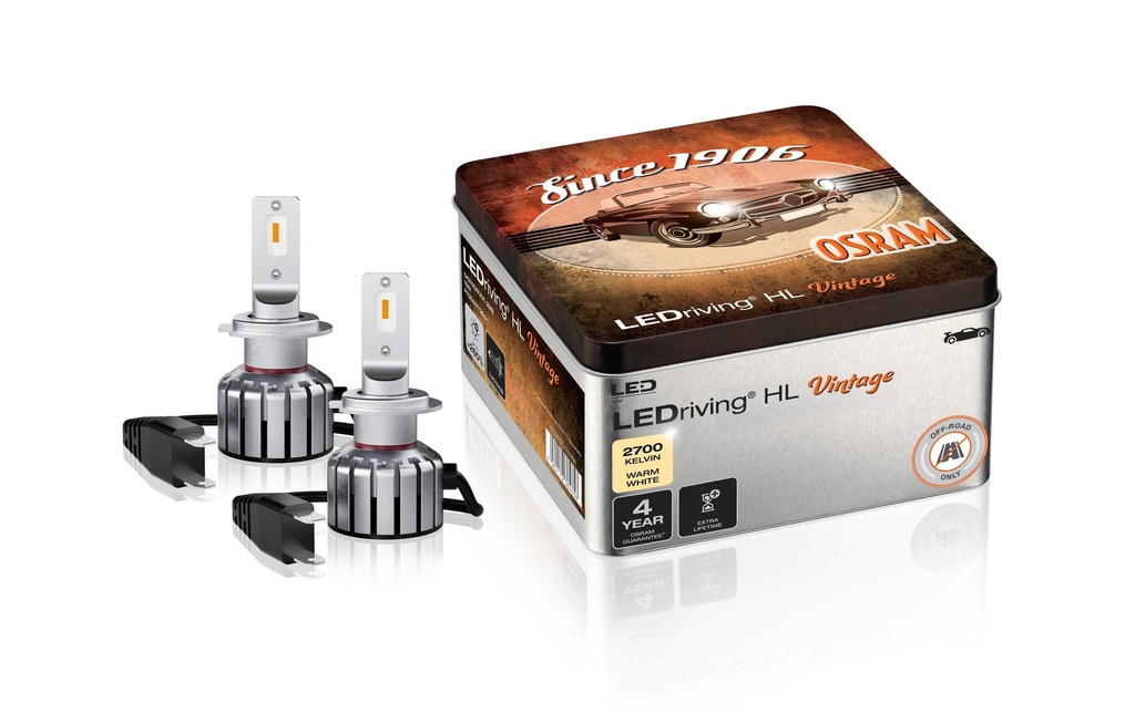OSRAM LEDriving Off-Road LED Retrofit Vintage H7/H18/12V/18W Voiture de tourisme