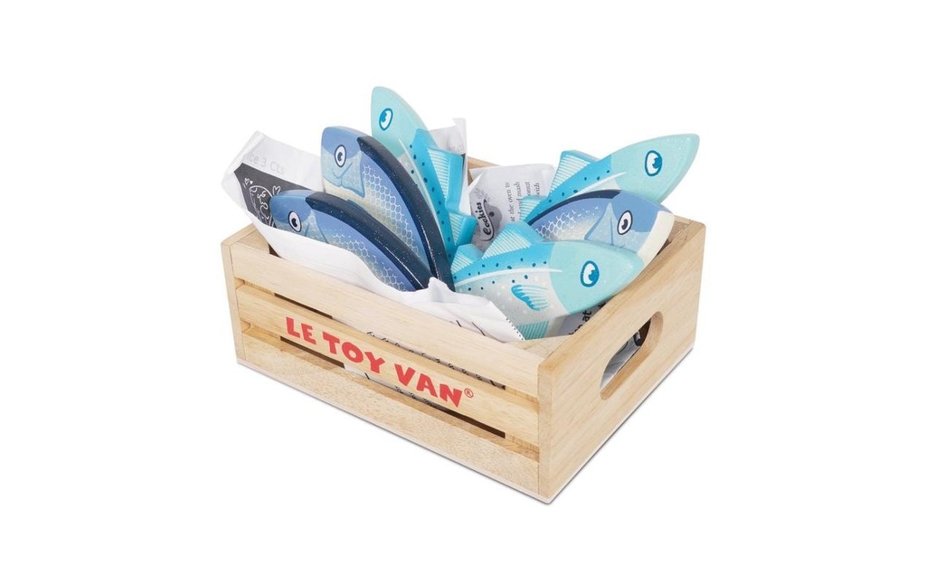 LE TOY VAN Aliments jouets Caisse de poisson frais