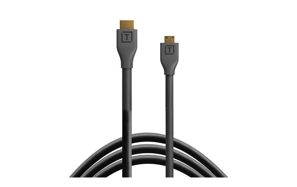 Tether Tools Câble TetherPro HDMI Mini vers HDMI 2.0, 0.3 m Noir