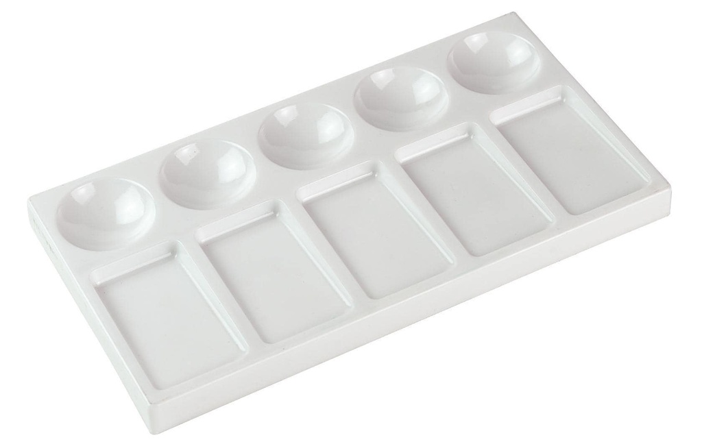 Talens Palette de couleurs Compact 10,5 x 19,5 cm, 10 bols
