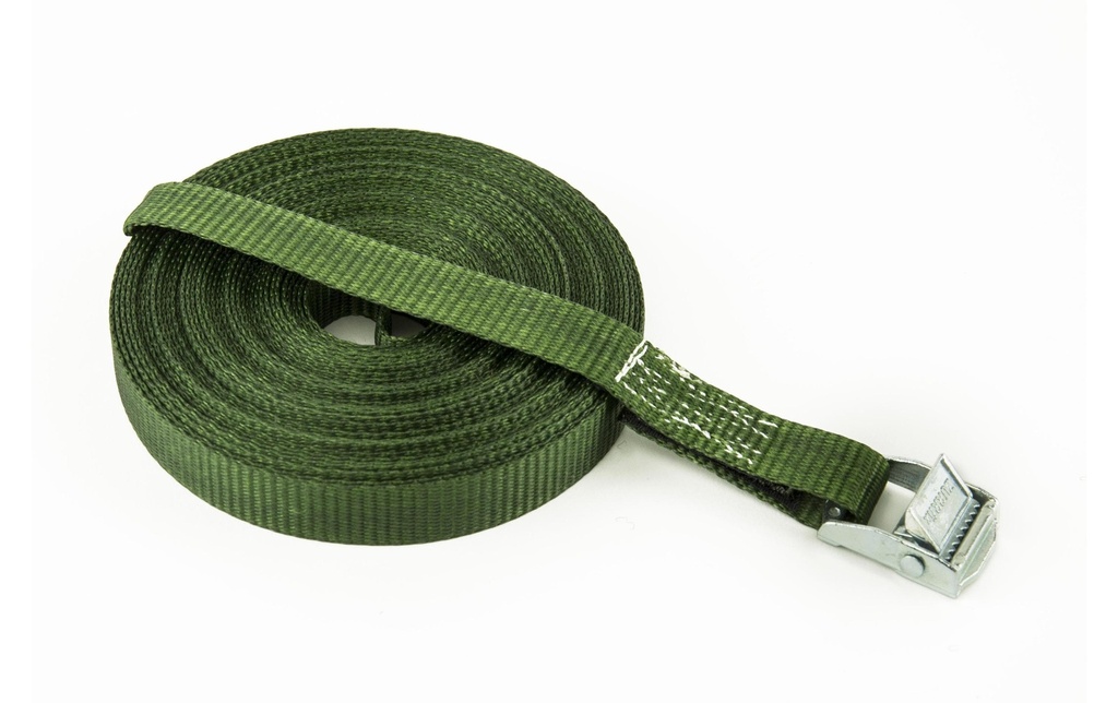 Zurrfix Sangle de cerclage 20 mm x 4 m avec verrouillage par serrage, 100 daN