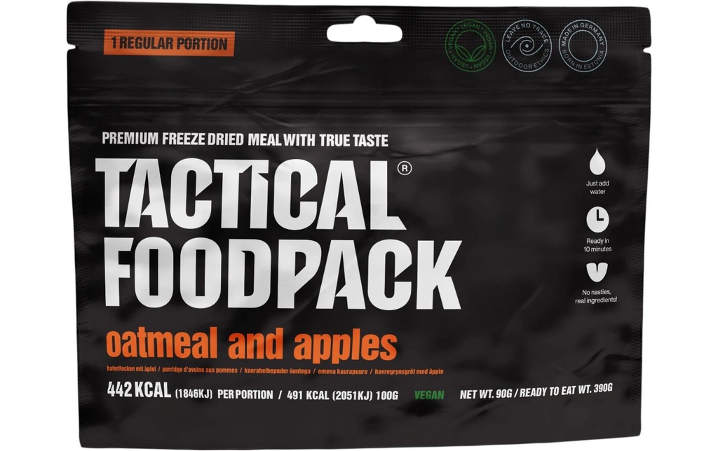 Tactical Foodpack Petit déjeuner Oatmeal aux pommes