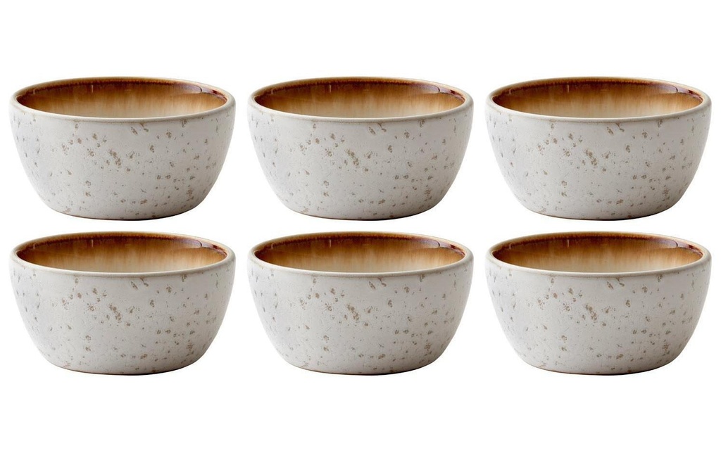 Bitz Coupelle apéritif 10 cm, 6 Pièce/s, Gris/Crème
