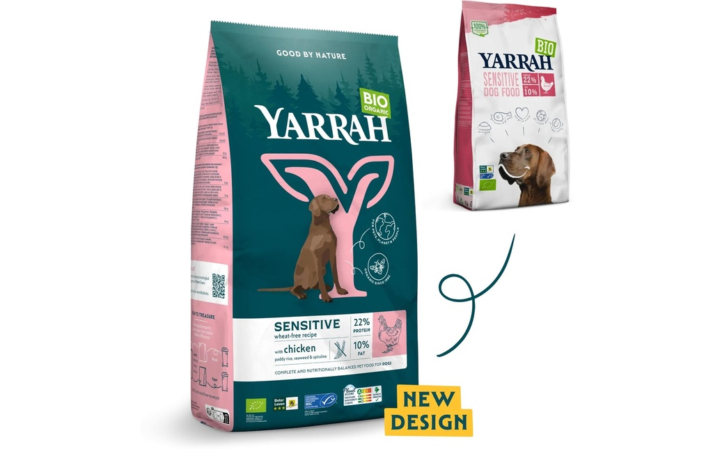 Yarrah Alimentation sèche Bio Sensitive 10 kg