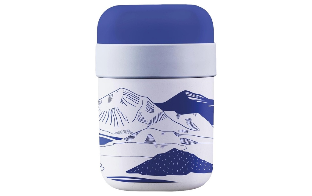 BioLoco Lunchpot Élévation légère Bleu/Blanc
