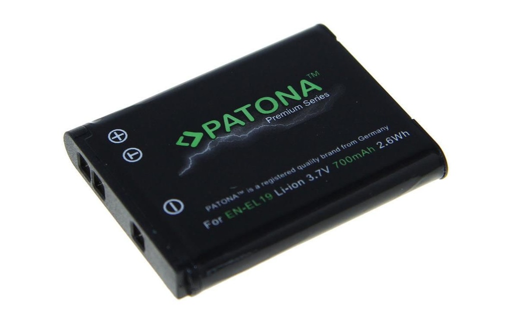 Patona Batterie pour Appareils photo numérique Premium EN-EL19