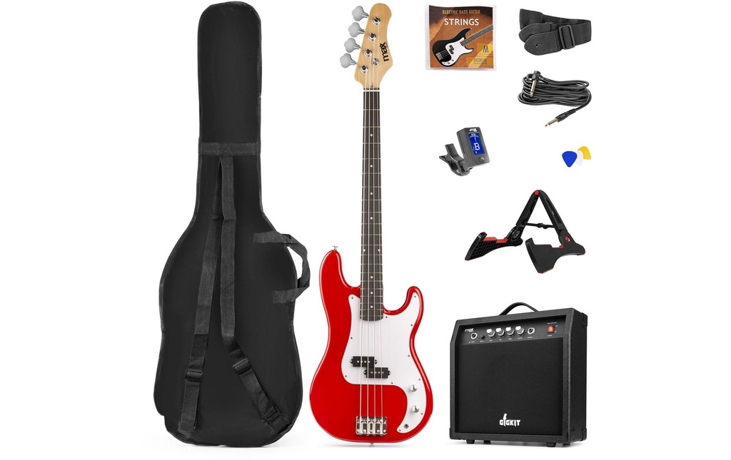 MAX Basso elettrico GigKit Rouge