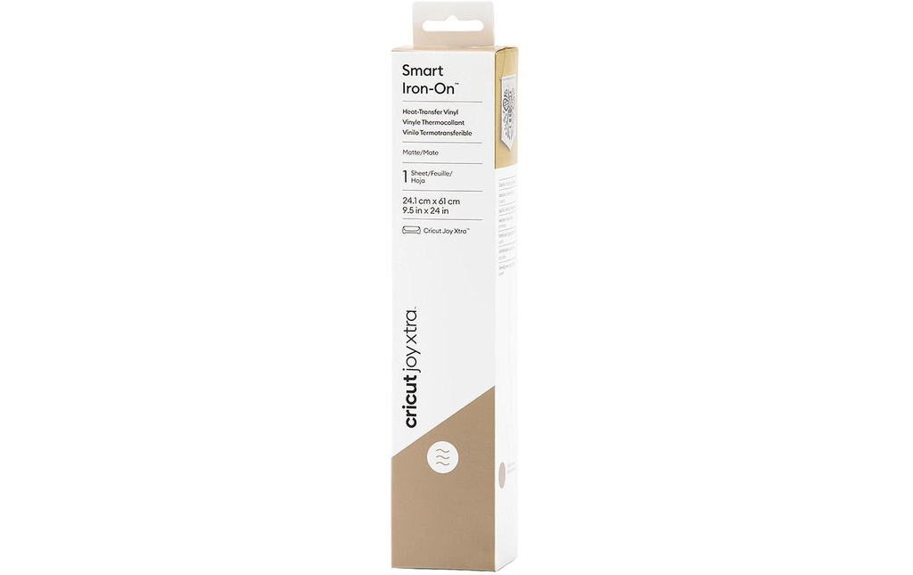 Cricut Film thermocollant Joy Xtra Smart 21 x 61 cm, Doré