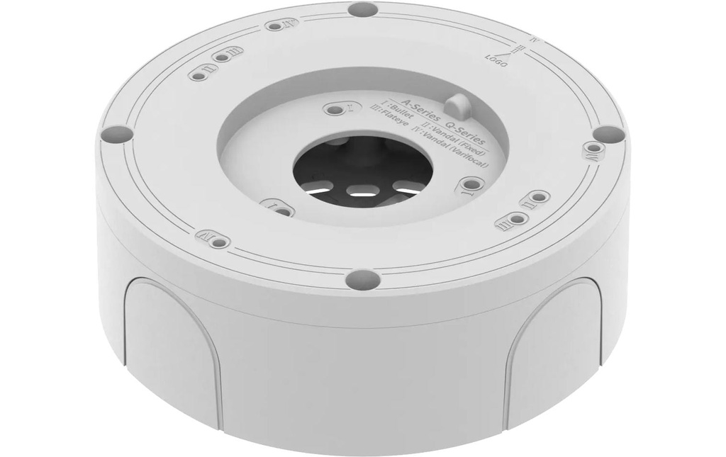 Hanwha Vision Boîtier de raccordement SBV-A14B Blanc 1 Pièce/s