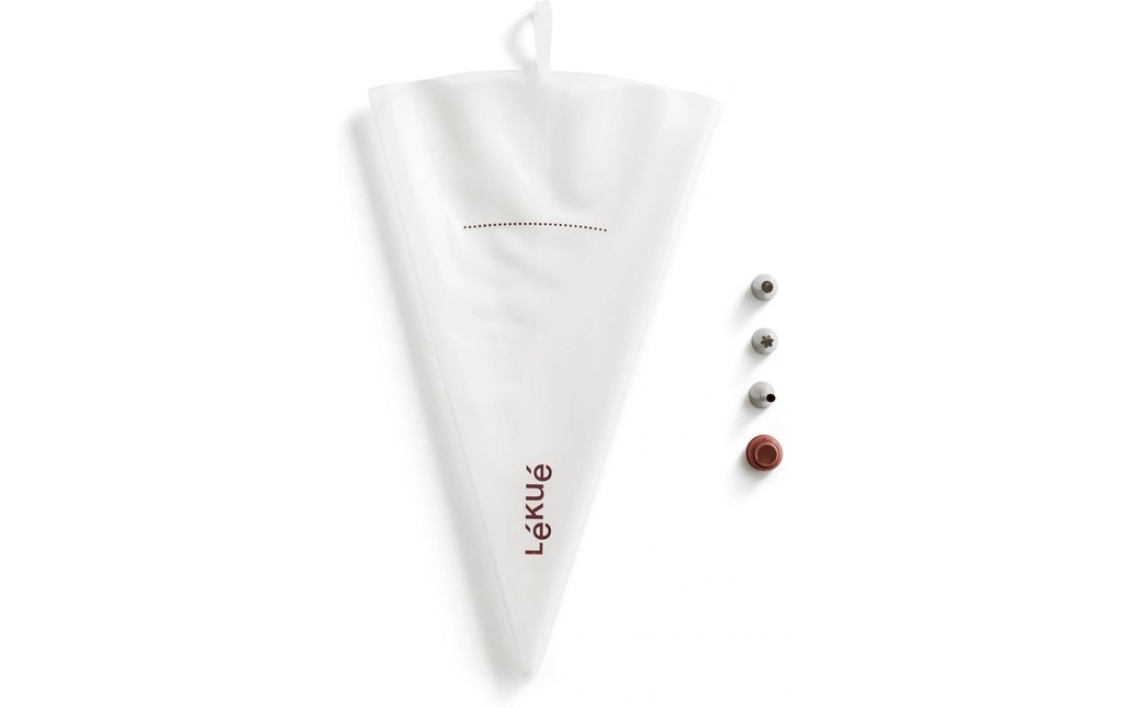 Lékué Kit de poche à douille avec 3 buses