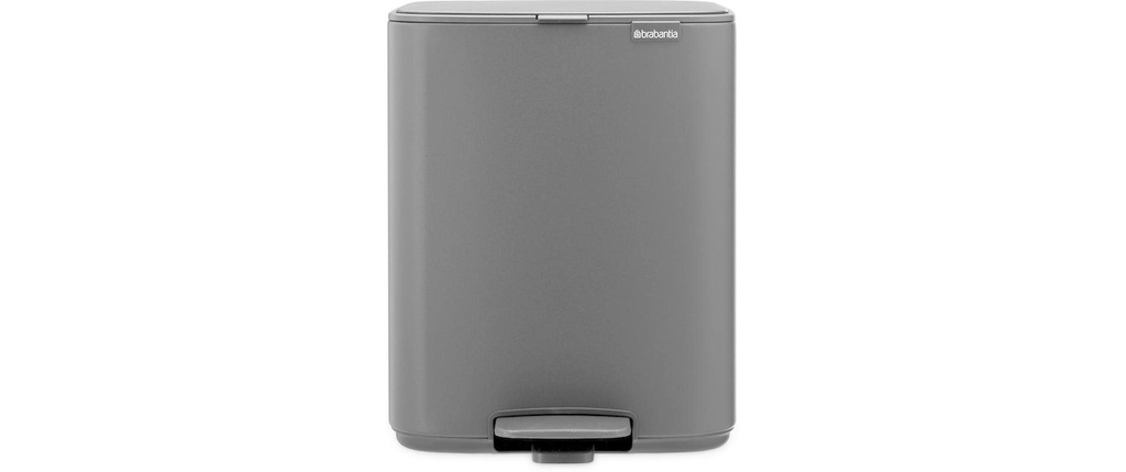 Brabantia Poubelle à pédale Bo 12 l, Anthracite