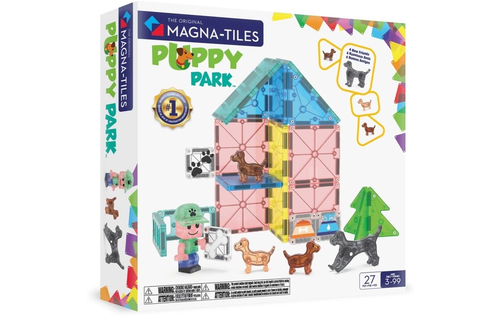 Magna-Tiles Puppy Park 27 pièces