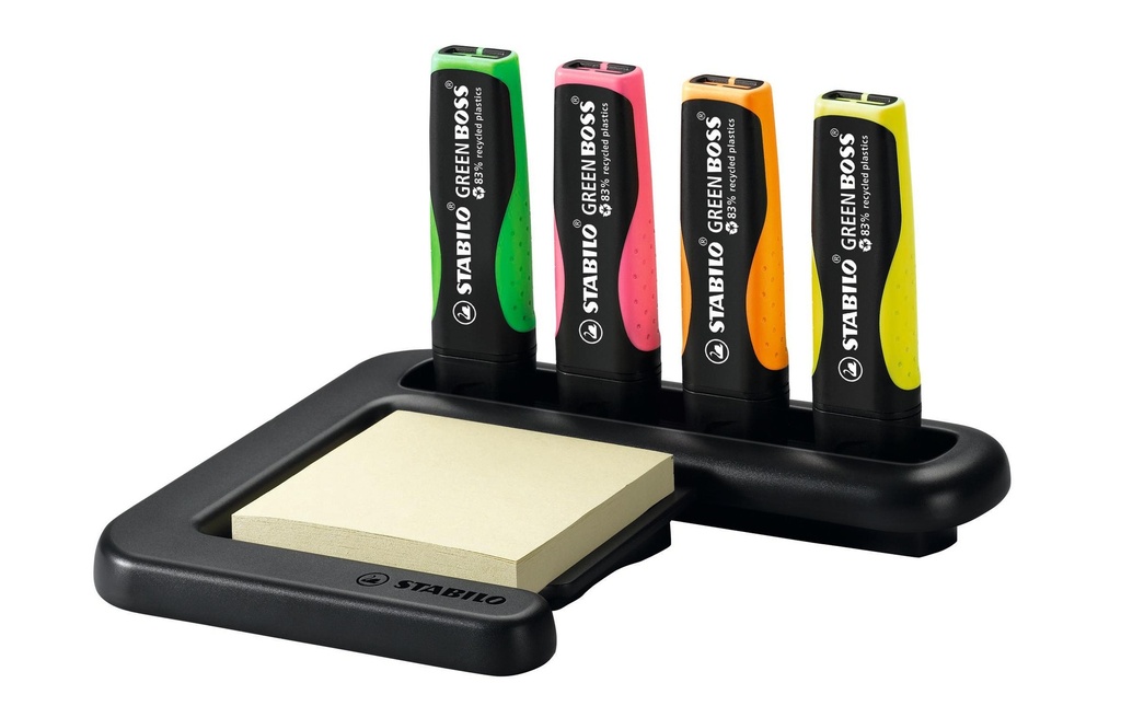 STABILO Surligneur Dispenser 5 pièces, Multicolore