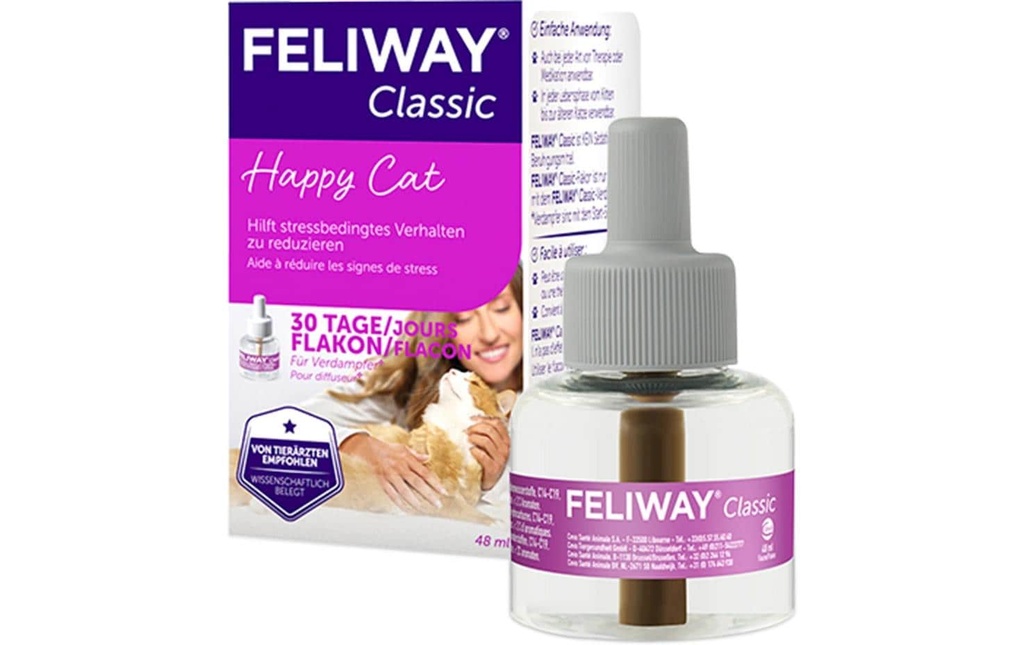 Feliway Bien-être Classic Flacon de recharge, 48 ml