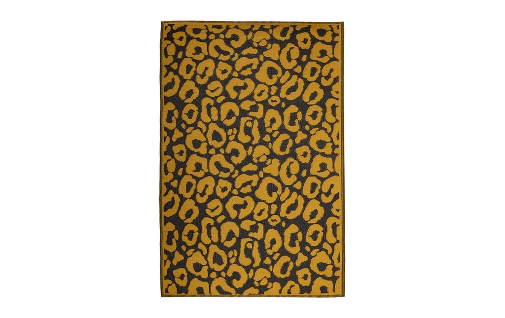 Esschert Design Tapis Léopard d'extérieur, 150 x 242 cm