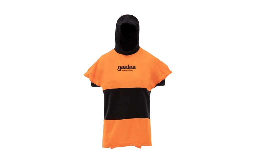 Switcher Poncho de bain Geelee Beach Kids Flamme/noir, One Size