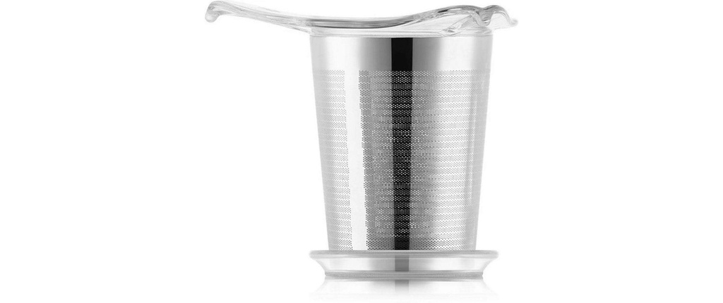 Bodum Passoire à thé avec couvercle Yo-Yo Transparent