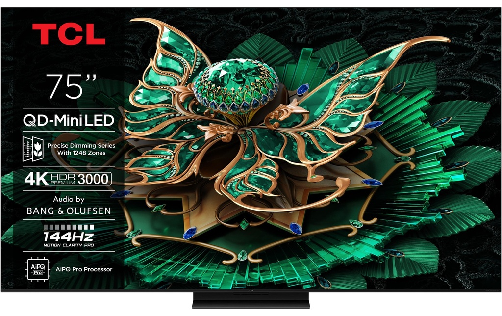 TCL TV 75C7K 75, 3840 x 2160 (Ultra HD 4K), QLED