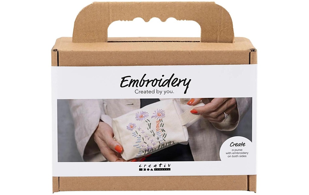 Creativ Company Kits de bricolage Broderie de trousse de toilette
