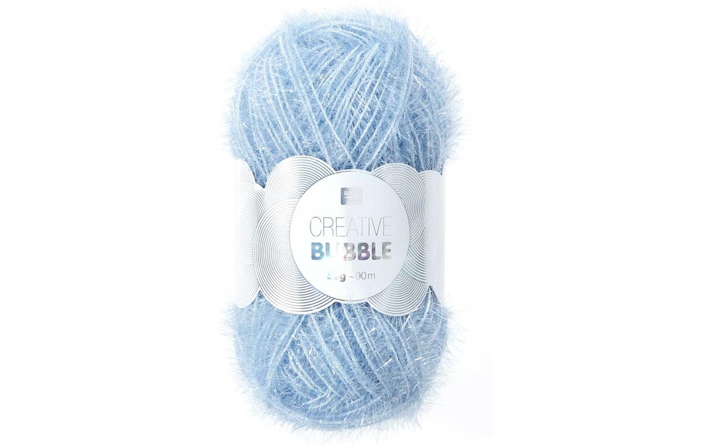 Rico Design Laine Creative Bubble 50 g de bleu pigeon