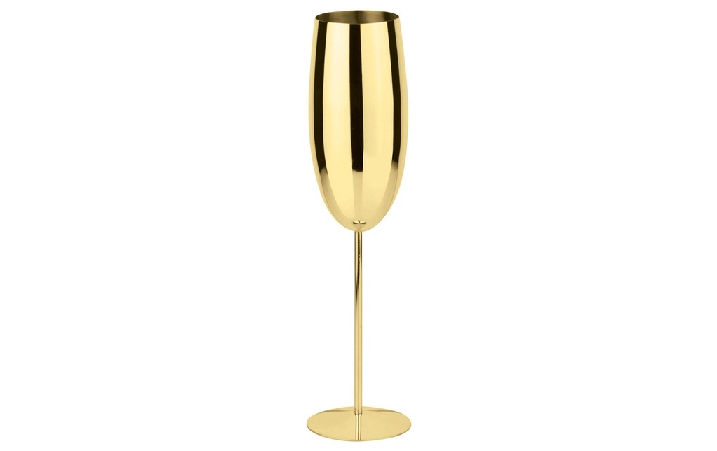 Paderno Verre à champagne 270 ml, 1 Pièce/s, Doré 