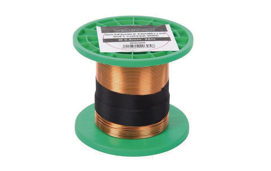 Velleman Fil de bobinage WIK1N, Ø1.0 mm, 16 m, 110 g 1 Pièce/s