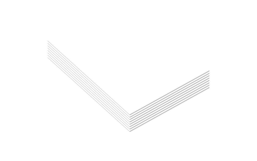 URSUS Papier transparent 70 x 100 cm 25 feuilles, blanc