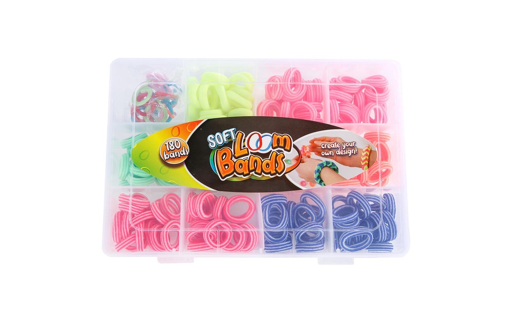 Sombo Kits de bricolage Soft Loom Bands, 180 pièces