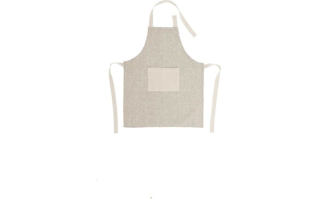 Tiseco Tablier de cuisine 52 x 63 cm, taupe