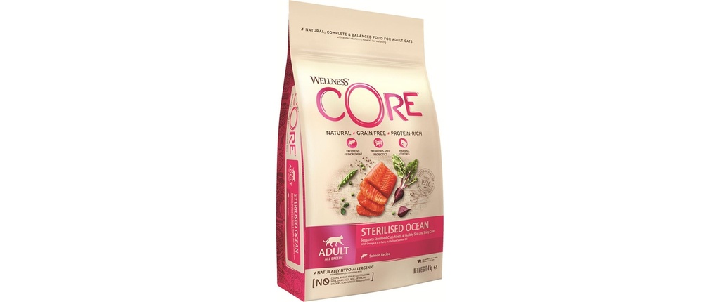 Wellness Core Alimentation sèche Sterilised Ocean 4 kg