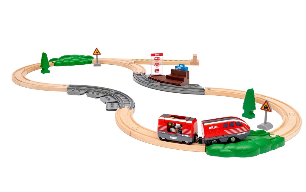 BRIO Chemin de fer Pull Back Train Set