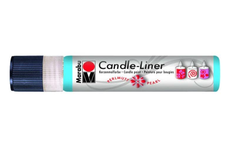 Marabu Peinture pour bougie Candle-Liner 25 ml, Bleu clair