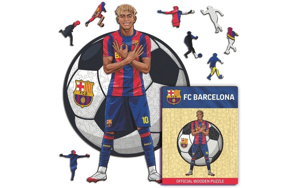 Iconic Puzzle Puzzle en bois Lamine Yamal Pose S, 150 pièces
