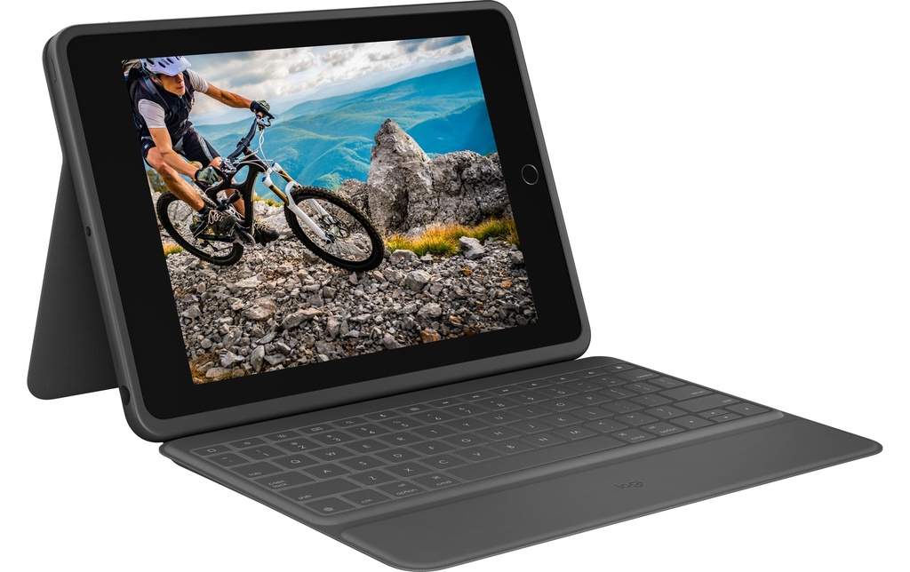 Logitech Couvre-clavier pour tablette Rugged Folio iPad 10.2 (7.-9. Gen.)