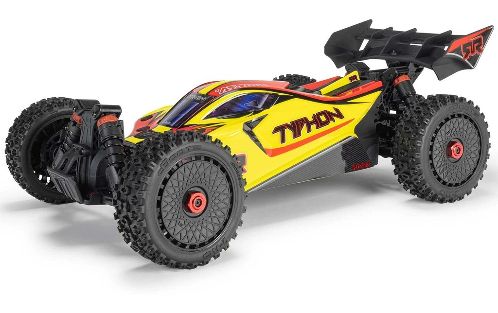 Arrma Buggy Typhon MEGA 665, jaune 1:8, ARTR