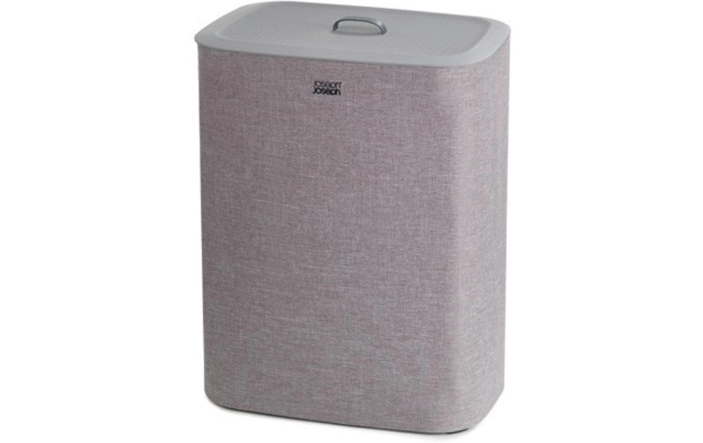 Joseph Joseph Corbeille à lessive Tota 90 L, 2x 45 L, Gris