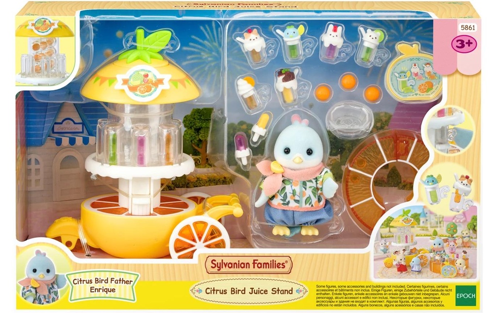 Sylvanian Families Sylvanian Families Kit de jeu bar à jus d'oiseaux citronnés