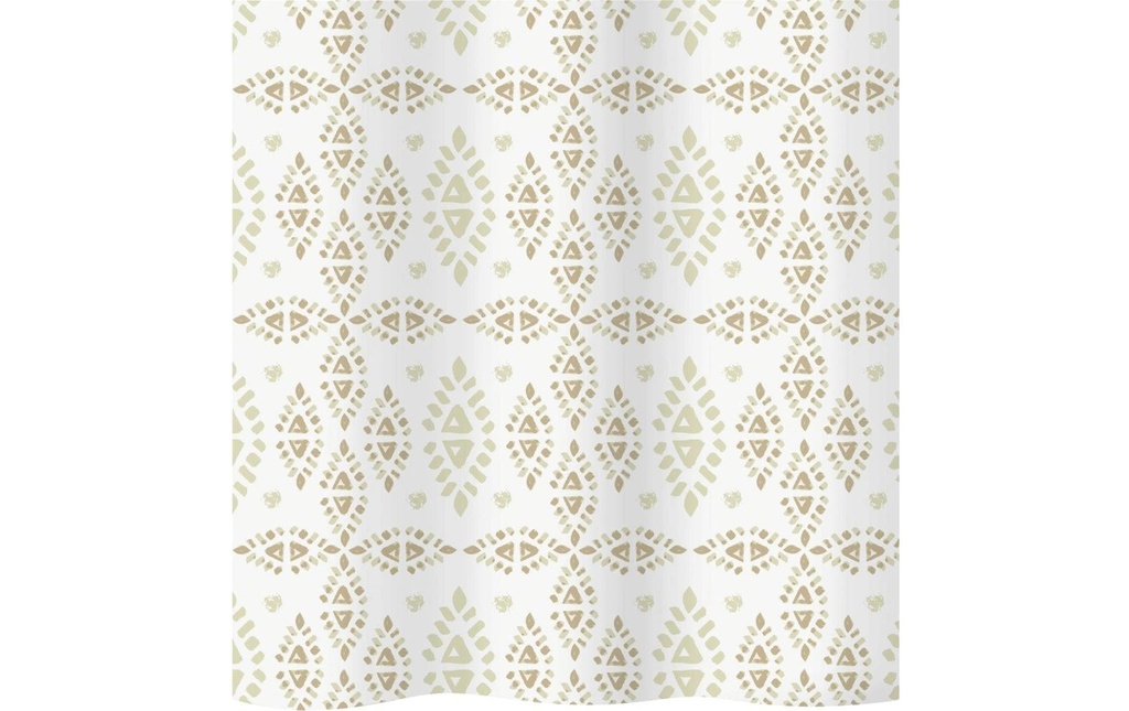 diaqua® Rideau de douche Pueblo 180 x 180 cm, Blanc