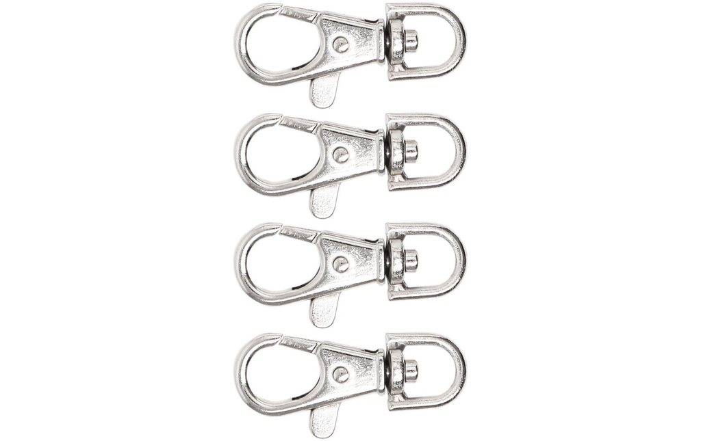 lalana Remorque avec mousqueton 38 x 15 mm, 4 pièces
