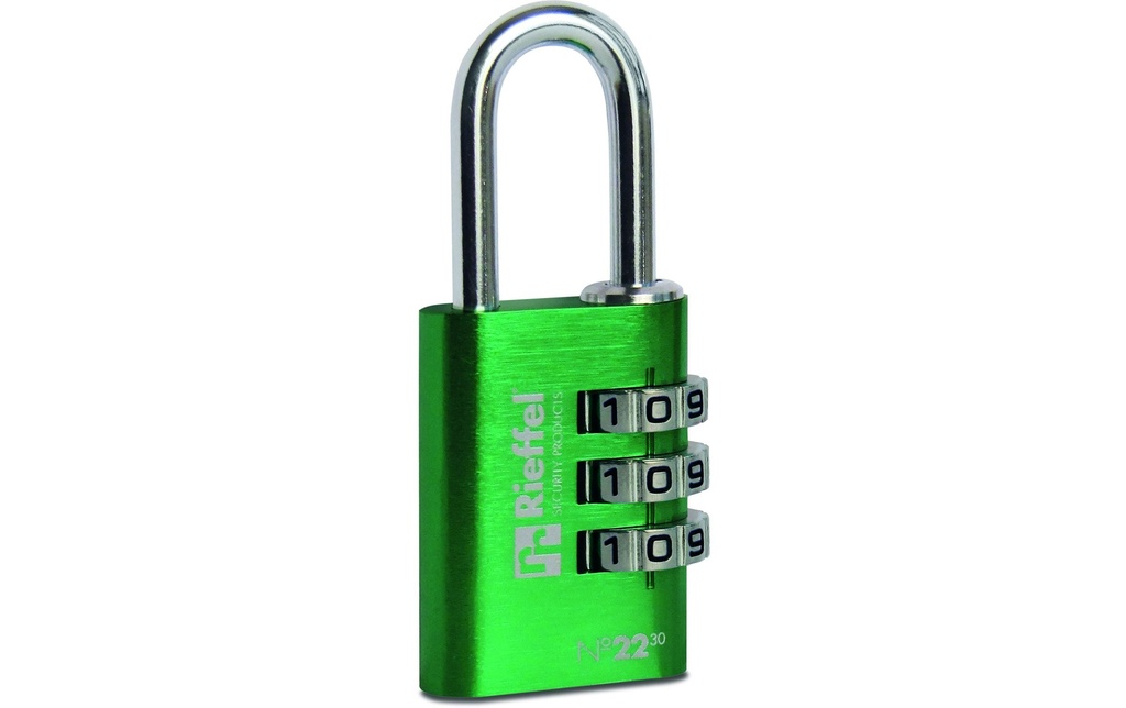 RIEFFEL Cadenas alu-chiffres grand ver