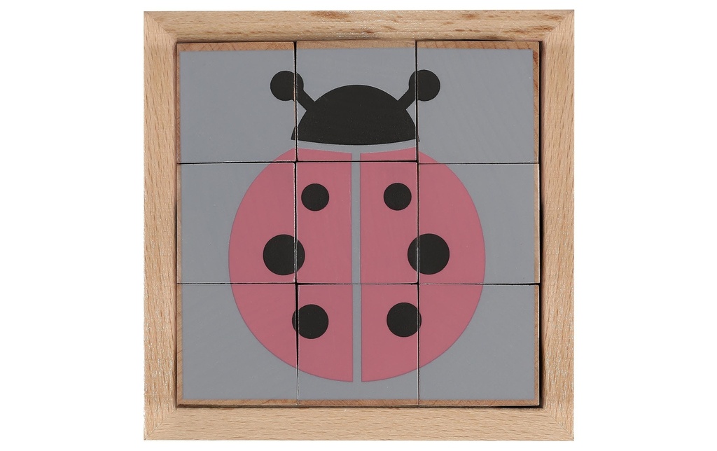Kindsgut Puzzle de cubes en bois Animaux